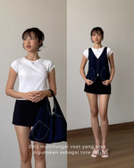 Load image into Gallery viewer, Kadaka Candy Shop Collection | Vest Bag 2 in 1 Multifungsi and Culotte Pants | Matching Outfit | O-0201, O-0202
