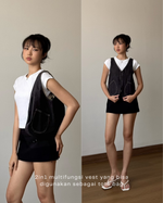 Load image into Gallery viewer, Kadaka Candy Shop Collection | Vest Bag 2 in 1 Multifungsi and Culotte Pants | Matching Outfit | O-0201, O-0202
