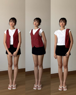 Load image into Gallery viewer, Kadaka Candy Shop Collection | Vest Bag 2 in 1 Multifungsi and Culotte Pants | Matching Outfit | O-0201, O-0202

