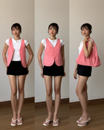 Load image into Gallery viewer, Kadaka Candy Shop Collection | Vest Bag 2 in 1 Multifungsi and Culotte Pants | Matching Outfit | O-0201, O-0202
