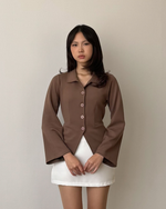 Load image into Gallery viewer, Kadaka Ivy Outer | Long Sleeves Outer Top |  Atasan Outer Wanita Lengan Panjang  | Everyday Basics O-0205
