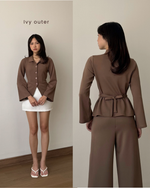 Load image into Gallery viewer, Kadaka Ivy Outer | Long Sleeves Outer Top |  Atasan Outer Wanita Lengan Panjang  | Everyday Basics O-0205
