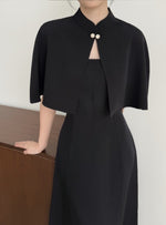 Muat gambar ke penampil Galeri, Kadaka Couple Group Family Outfit | Maxi Square and Vneck Dress Cape Outer | The Classic Charm Collection (2)
