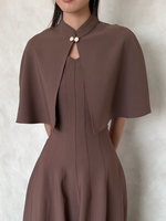 Load image into Gallery viewer, Kadaka O-0208 Cape Outer Crop | Luaran Outer Wanita
