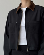 Muat gambar ke penampil Galeri, Kadaka Soho Jacket | Outer with Corduroy Collar | Jaket Wanita | Brooklyn Collection O-0218
