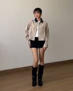 Muat gambar ke penampil Galeri, Kadaka Soho Jacket | Outer with Corduroy Collar | Jaket Wanita | Brooklyn Collection O-0218
