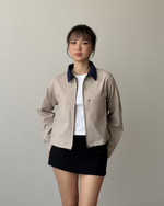 Muat gambar ke penampil Galeri, Kadaka Brooklyn Collection | Women and Men Outer with Corduroy Collar | Couple Outfit | Soho Jacket
