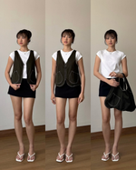 Load image into Gallery viewer, Kadaka Candy Shop Collection | Vest Bag 2 in 1 Multifungsi and Culotte Pants | Matching Outfit | O-0201, O-0202

