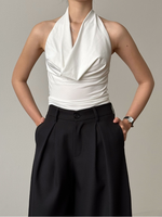 Muat gambar ke penampil Galeri, Kadaka Manhattan Pants | Pleated Barrel Pants | Celana Barrel Wanita | Brooklyn Collection B-0234
