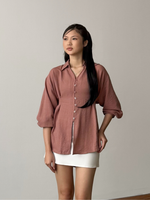 Muat gambar ke penampil Galeri, Kadaka Cloud Nine Collection (1) | Airflow Linen Top Blouse Skirt and Shirt | Couple Outfit | Mist, Feather, Whisper, Dream, Breeze
