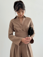 Muat gambar ke penampil Galeri, Kadaka Brooklyn Collection | Fitted Top and Barrel Pants | Matching Outfit | Madison, Manhattan
