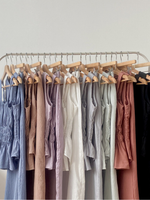 Muat gambar ke penampil Galeri, Kadaka Cloud Nine Collection (2) | Airflow Linen Top Blouse Skirt and Shirt | Couple Outfit | Mist, Feather, Whisper, Dream, Breeze
