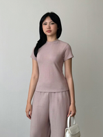 Muat gambar ke penampil Galeri, Kadaka Matcha Set | Knit Set Top and Culotte | Set Wanita Knit Celana dan Atasan | koKnitchiwa Collection S-0186
