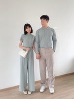 Muat gambar ke penampil Galeri, Kadaka S-0186 Knit Set Top and Culotte | Set Wanita Knit Celana dan Atasan
