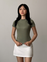 Load image into Gallery viewer, Kadaka Sera Top | Mock Neck Stretch Top | Atasan Wanita Mock Neck | Daily Ease Collection T-0347
