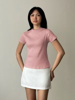 Load image into Gallery viewer, Kadaka Sera Top | Mock Neck Stretch Top | Atasan Wanita Mock Neck | Daily Ease Collection T-0347
