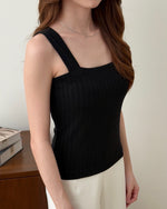 Load image into Gallery viewer, Kadaka T-0460 Tank Top Square Wanita Knit Premium Korea
