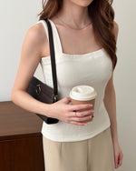 Load image into Gallery viewer, Kadaka T-0460 Tank Top Square Wanita Knit Premium Korea

