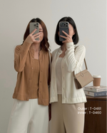 Muat gambar ke penampil Galeri, Kadaka T-0461 Cardigan Knit Stretch Premium Korea
