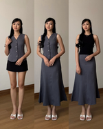 Load image into Gallery viewer, Kadaka Sylvie Top | Basic Vest Top Tailored Cut | Atasan Rompi Wanita | Day and Night Collection T-0533
