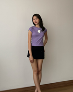 Muat gambar ke penampil Galeri, Kadaka Thea Top | Rose Baby Tee | Tshirt Kaos Wanita Bunga | Daily Ease Collection T-0539
