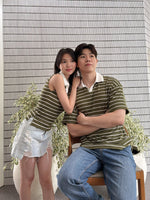 Load image into Gallery viewer, Kadaka MT-0212 Top Polo Knit Men | Atasan Polo Pria Knit Stripes | Love Line Collection 1.0
