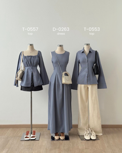 Kadaka Couple Group Family Outfit | Top Shirt and Maxi Dress | Cotton Theory Collection