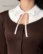 Muat gambar ke penampil Galeri, Kadaka Audrey Top | Long Sleeve Pleats Shirt Top with Collar Detail | Atasan Lengan Panjang Wanita | Pleated Pairs Collection T-0554

