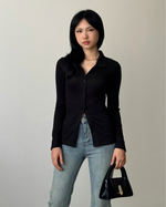 Muat gambar ke penampil Galeri, Kadaka Pleated Pairs Collection | Fitted Cardigan, Shirt and Polo Shirt Men Pleats | Couple Outfit | Audrey, Elle, Preston
