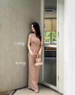 Load image into Gallery viewer, Kadaka Couple Outfit | Airflow Linen Top Blouse Skirt and Shirt | Cloud Nine Collection (2)
