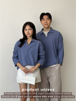 Load image into Gallery viewer, Kadaka Morning Sweater Top |  Unisex Long Sleeves Top | Atasan Tangan Panjang Pria Wanita | U-0110
