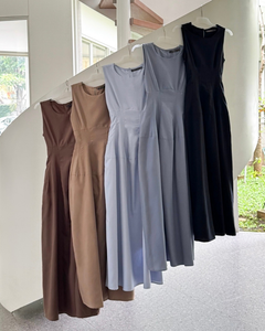 Kadaka D-0263 Maxi Dress with Side Pockets | Dress Panjang Wanita