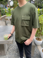 Muat gambar ke penampil Galeri, Kadaka MT-0140 Kaos Oversized Detail Pocket Pria Lengan Pendek
