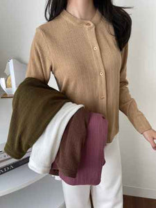 Kadaka T-0461 Cardigan Knit Stretch Premium Korea