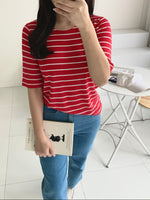 Muat gambar ke penampil Galeri, Kadaka T-0109 Top Stripe Super Comfy
