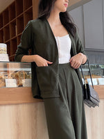 Muat gambar ke penampil Galeri, Kadaka O-0194 Blazer Knit Basic Outer Wanita
