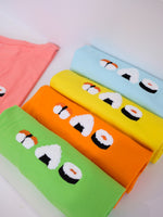 Muat gambar ke penampil Galeri, Kadaka T-0328 Tshirt Kaos Sushi Cute Embroidery Timbul
