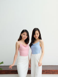 Kadaka T-0287 Tanktop Drapery Pastel Colours