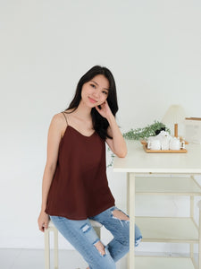 Kadaka T-0382 Camisole Tanktop Tali Spaghetti Flowy