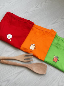 Kadaka T-0348 Kaos Tshirt Korea Foodies Super Cute