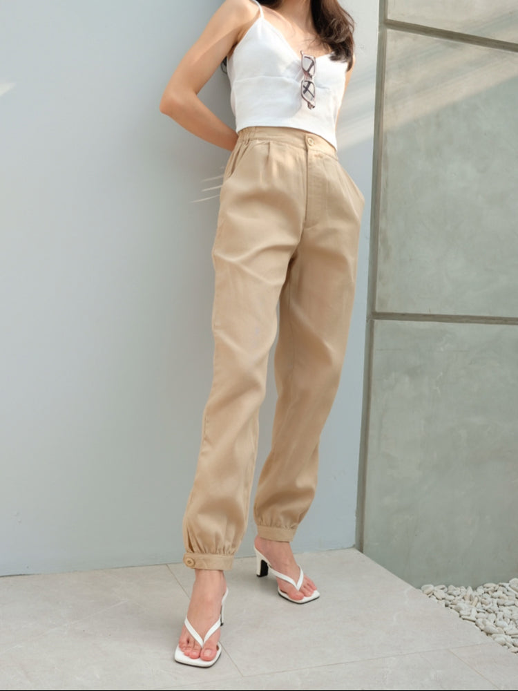 Kadaka B-0157 Jogger Pants Twill Celana Panjang Wanita Twill