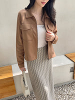 Muat gambar ke penampil Galeri, Kadaka O-0167 Premium Outer Jacket Korean Style
