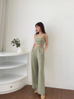 Muat gambar ke penampil Galeri, Kadaka B-0168 Kulot Wanita Culotte Celana Panjang High Waist Woven Premium
