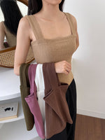 Muat gambar ke penampil Galeri, Kadaka T-0460 Tank Top Square Wanita Knit Premium Korea
