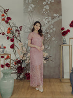 Muat gambar ke penampil Galeri, Kadaka D-0225 Maxi Lace Party Dress CNY Imlek With Inner Dress
