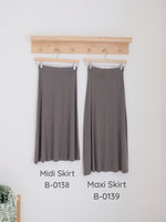 Muat gambar ke penampil Galeri, Kadaka B-0139 Rok Maxi Skirt Panjang Wanita Stretch
