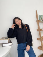 Muat gambar ke penampil Galeri, Kadaka T-0394 Sweater Crop Premium Cotton Emboss
