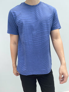 Kadaka MT-0124 Tshirt Kaos Pria Motif Garis