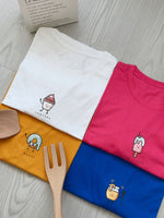 Muat gambar ke penampil Galeri, Kadaka T-0348 Kaos Tshirt Korea Foodies Super Cute
