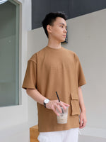 Muat gambar ke penampil Galeri, Kadaka MT-0134 Oversized Top Pria Rib Premium Detail Kantong
